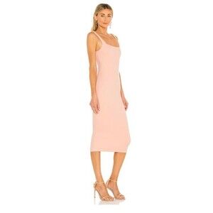 Lovers and Friends Donatella Midi Dress Blush Pink Size Medium NWOT